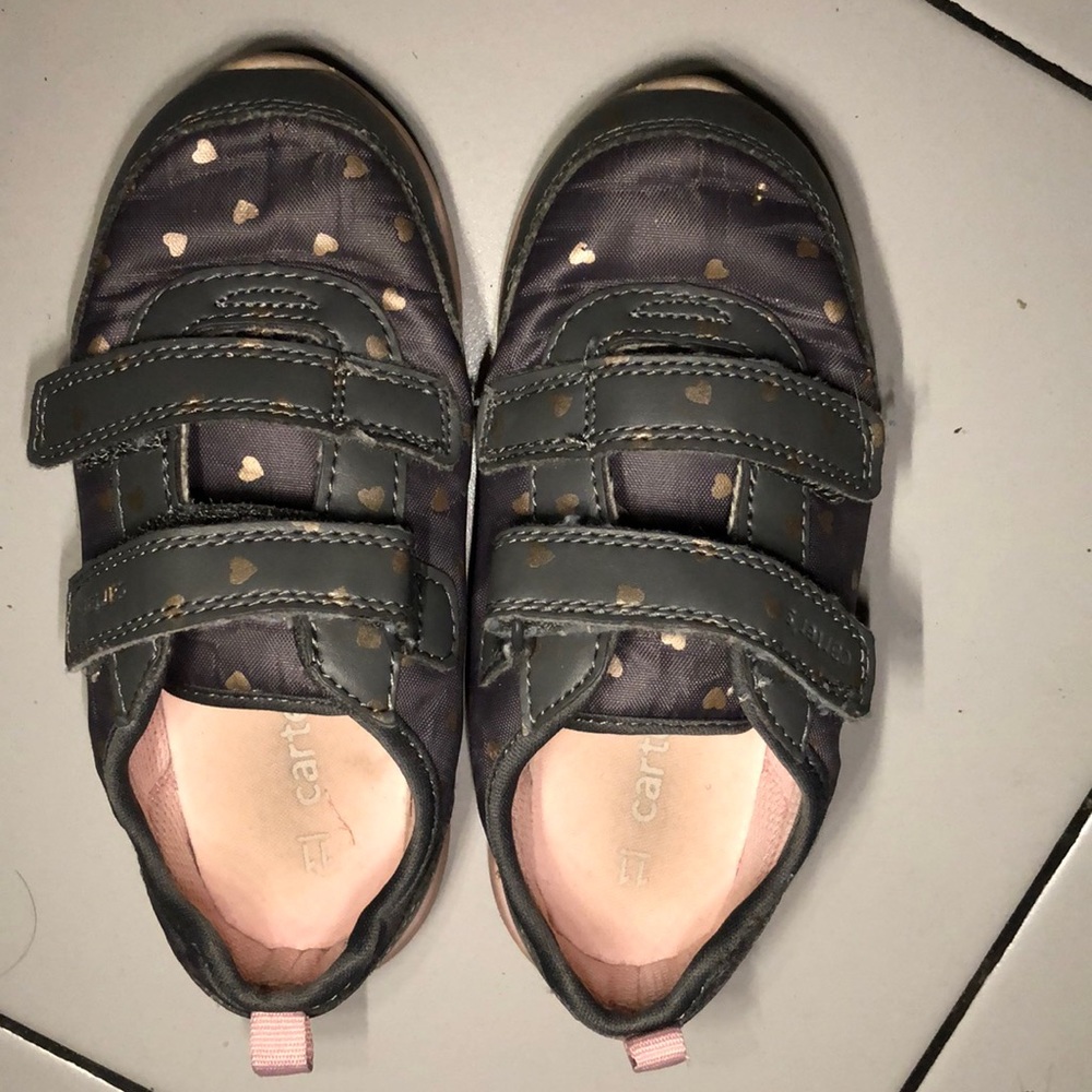 Carters size 11 girl sneakers
